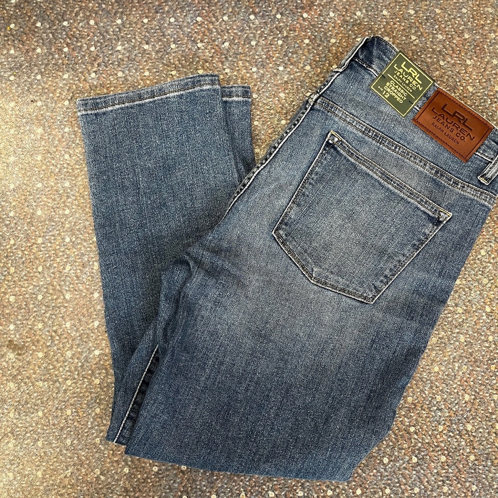 Lauren Ralph Lauren Women's Blue Cropped Jeans